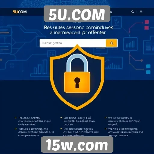 Diferenciais de segurança do site 5U.COM